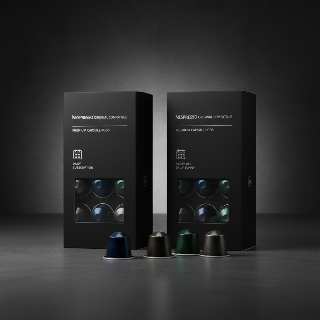 Capsules Daily Coffee Subscription - Nespresso Original Compatible Capsules, Daily Supply