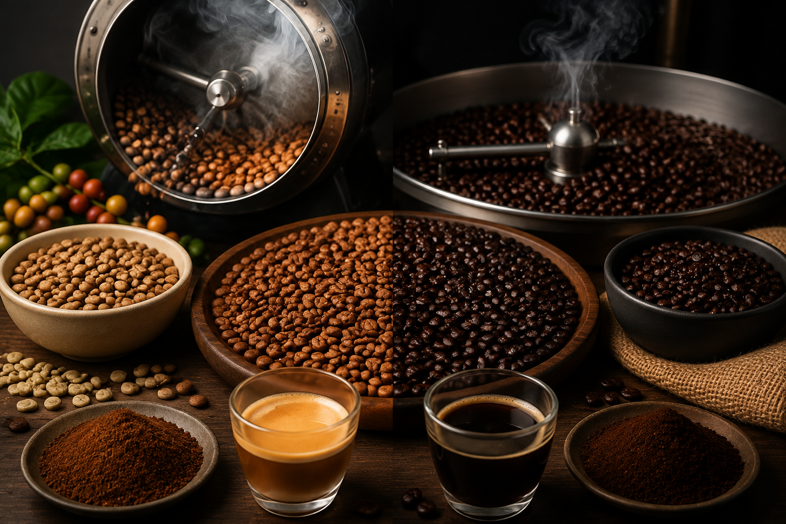 Light vs. Dark Roast Profiles: Flavor & Degassing Explained