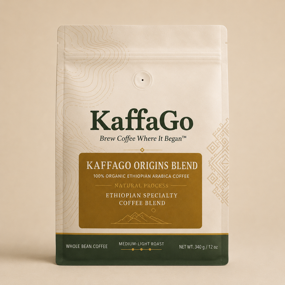 KaffaGo Origins Blend  Natural  Roasted Coffee