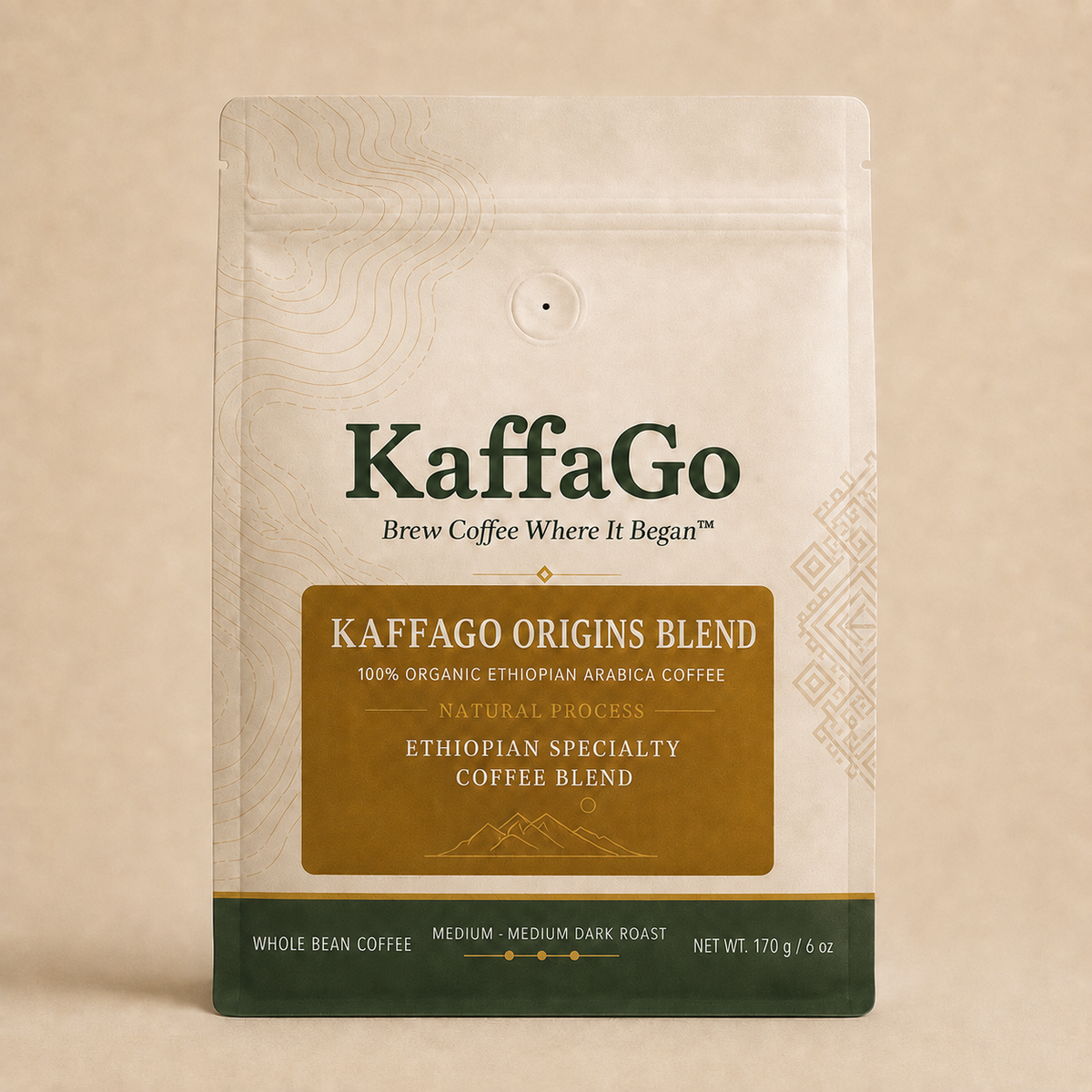 KaffaGo Origins Blend  Natural  Roasted Coffee