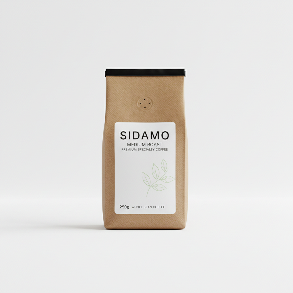 250g Sidamo Medium Roast Coffee Beans
